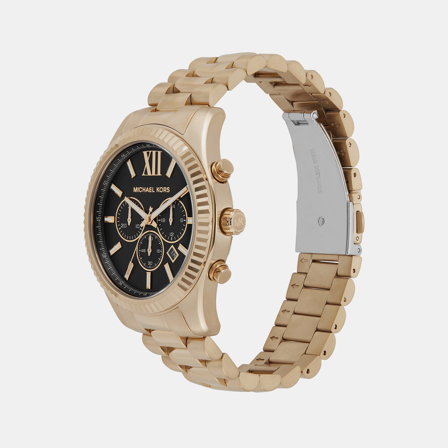 Michael Kors Men Round Black watch