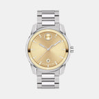 Movado Round Gold Analog watch