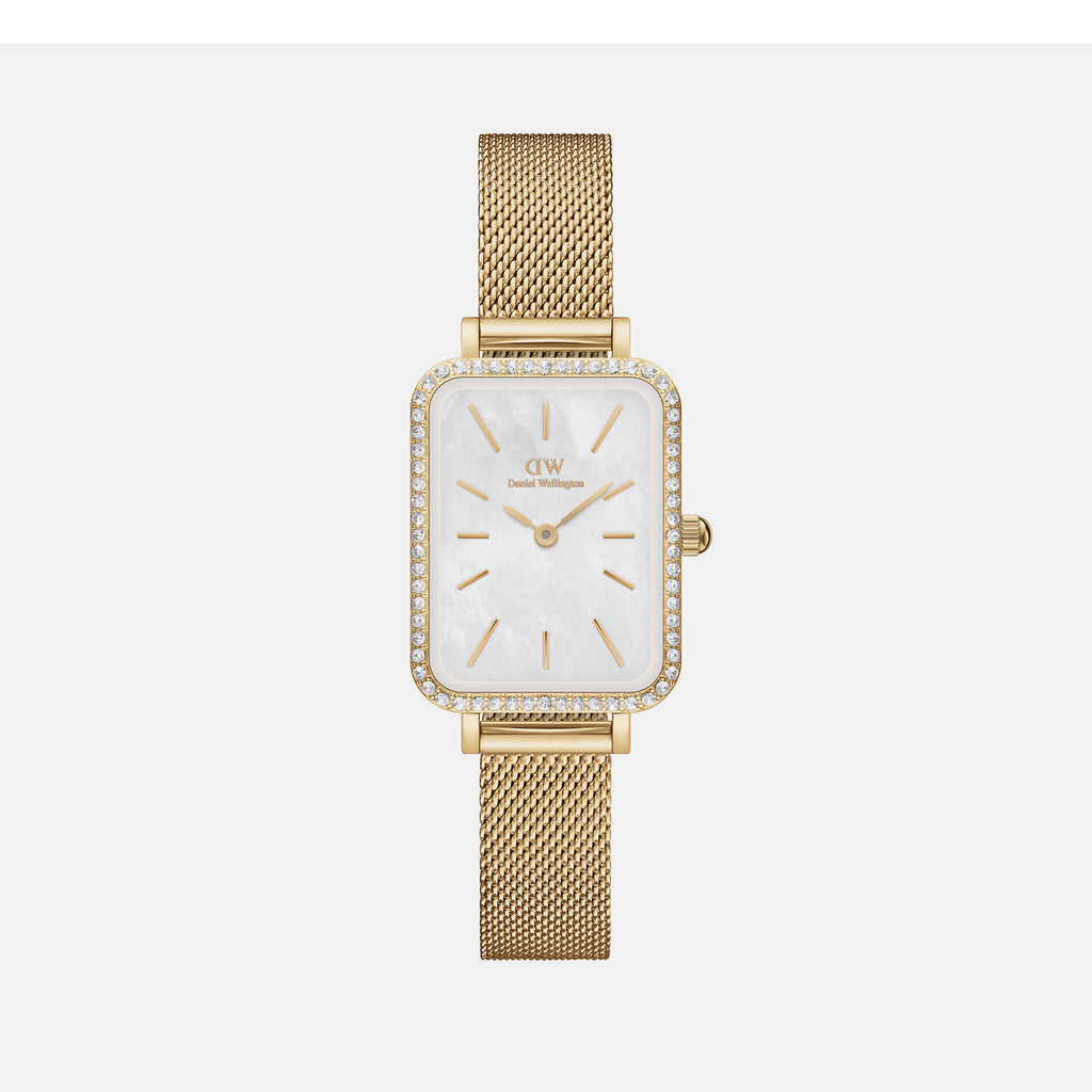 Daniel Wellington Rectangular Gold Analog watch