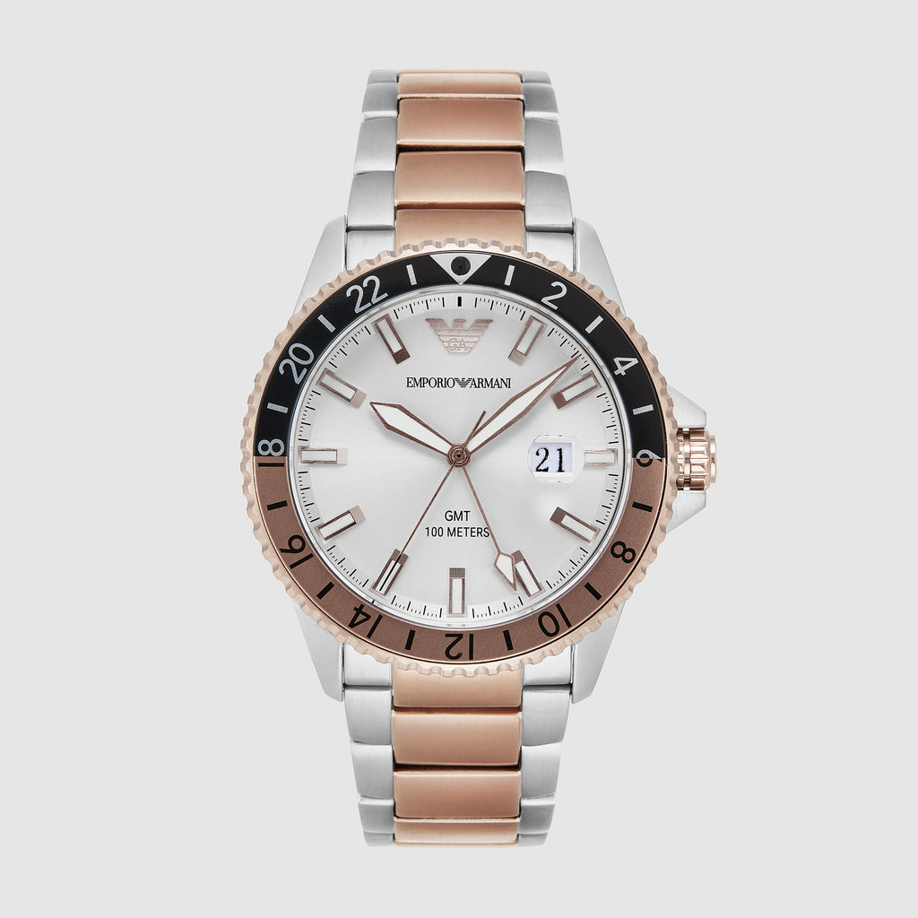 Emporio Armani Round White Analog watch