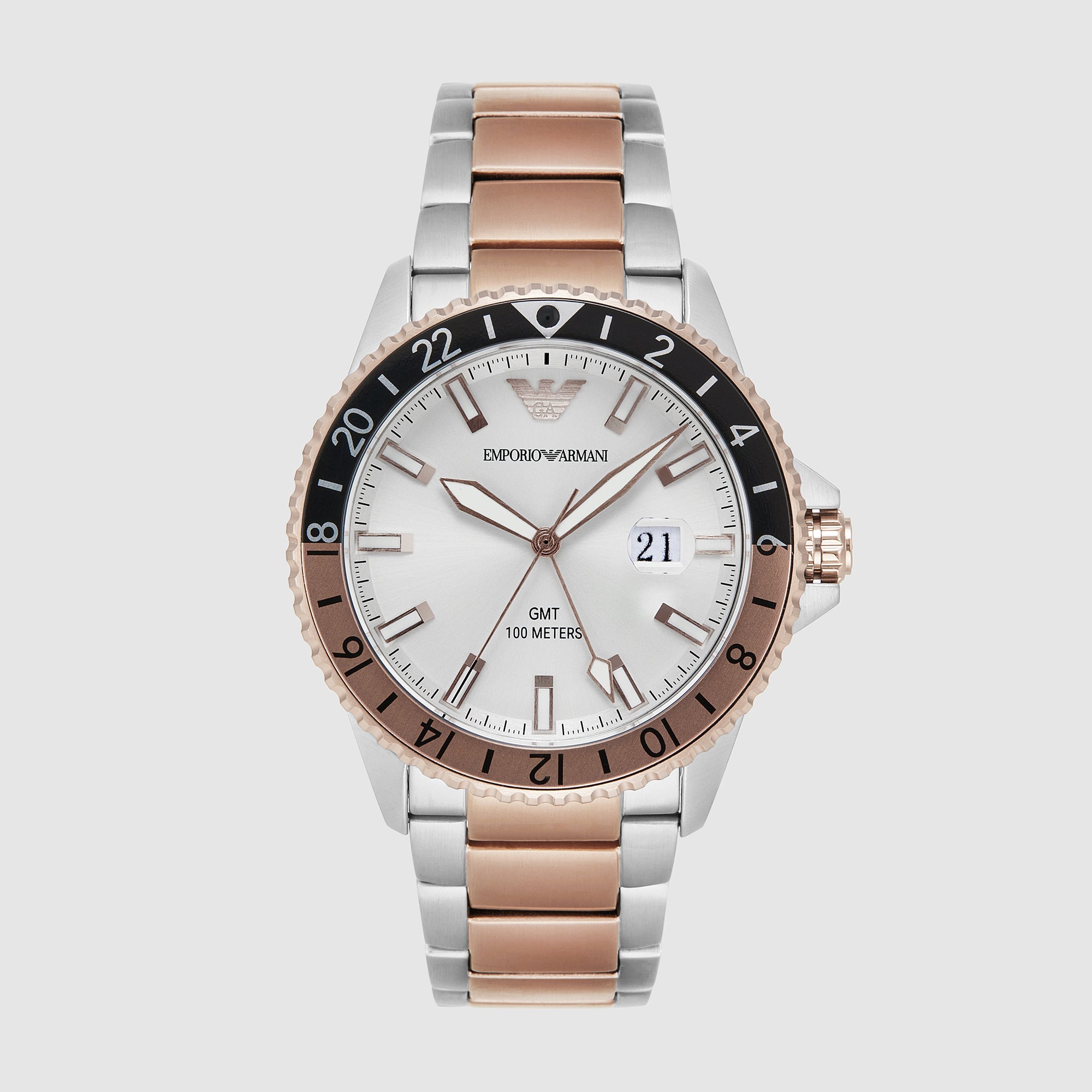 Emporio Armani Round White Analog watch