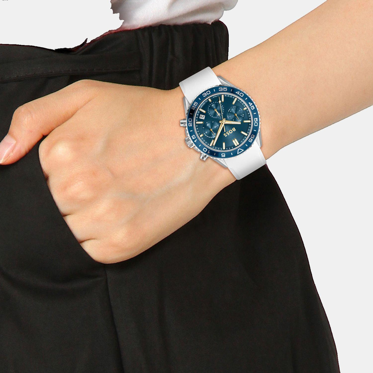 Boss Stainless Steel Round watch