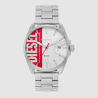 Diesel Round Silver Analog watch