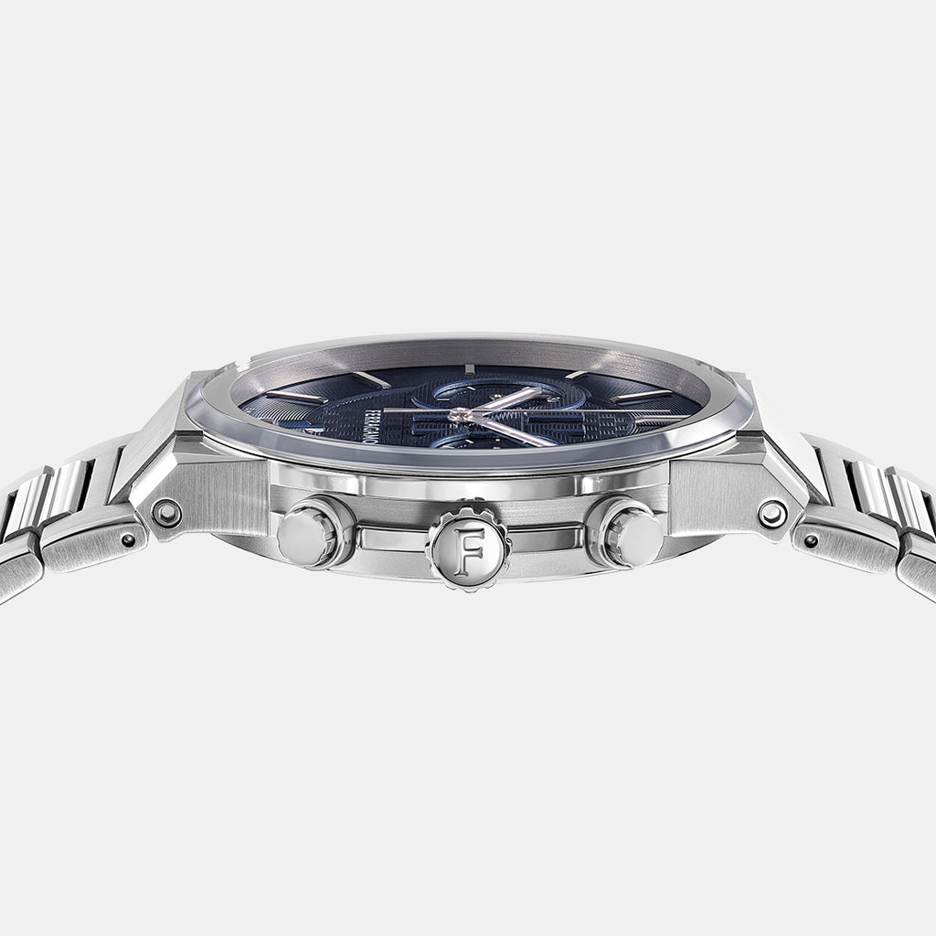 Ferragamo Men Round Blue watch