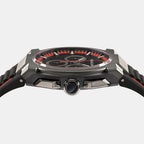 Ferragamo Men Round Black watch