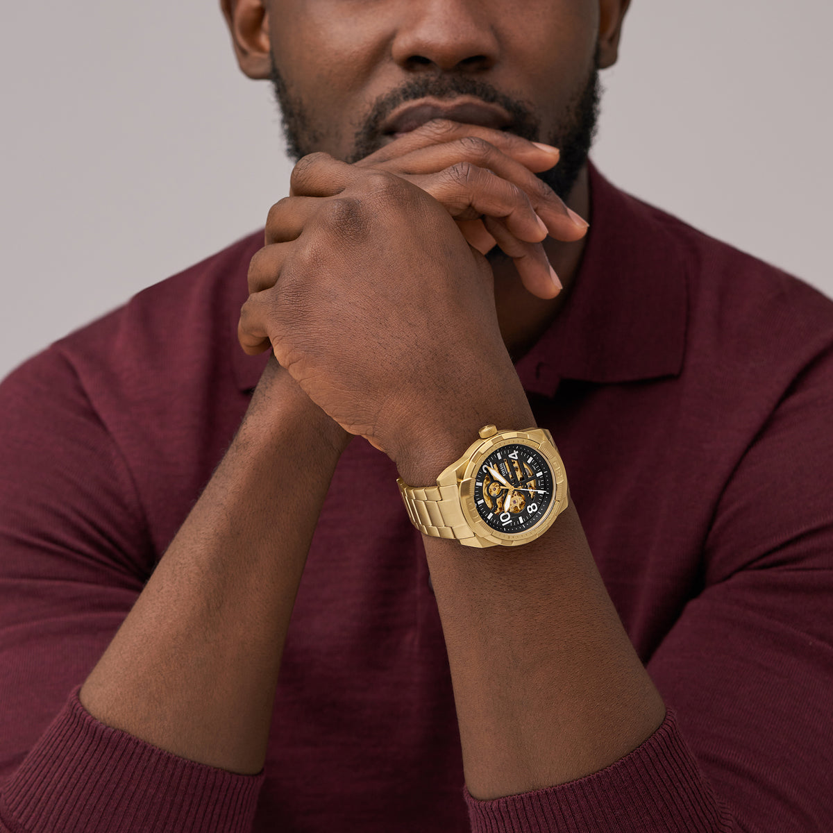 Fossil Stainless Steel Black watch