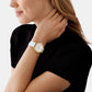 Women's Slim Runway Gold Analog Stainless Steel Watch MK7466