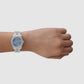 Women's Blue Stainless Steel Watch AR11593