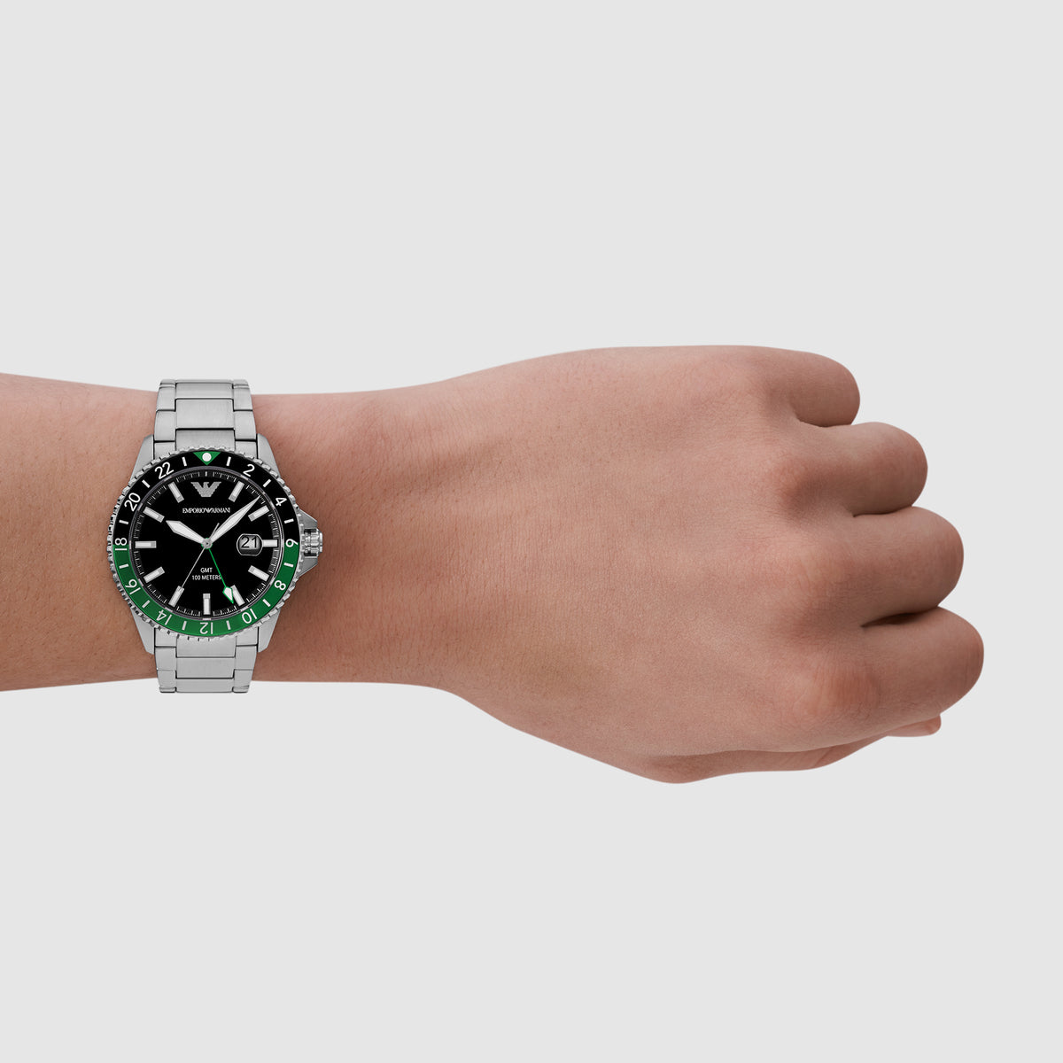 Emporio Armani Stainless Steel Round watch