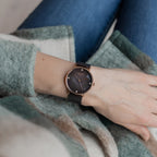 Obaku Stainless Steel Brown Mother Of Pearl watch