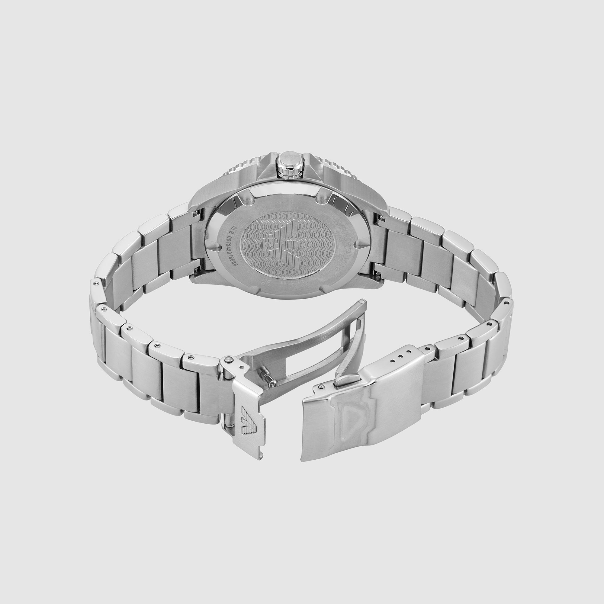 Emporio Armani Men Round Blue watch