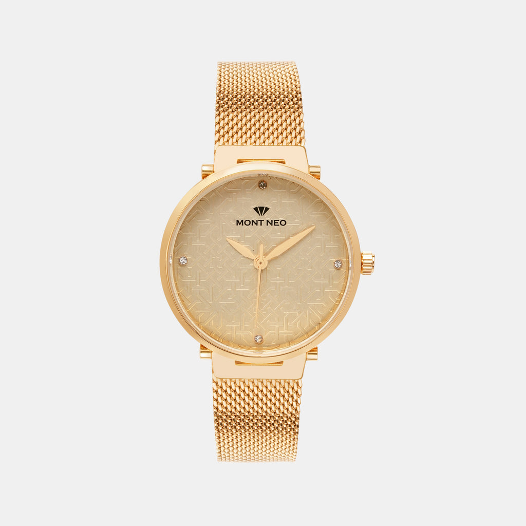 Mont Neo Round Ivory Analog watch