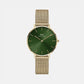 Petite Women's Green Analog Stainless Steel Watch DW00100480K