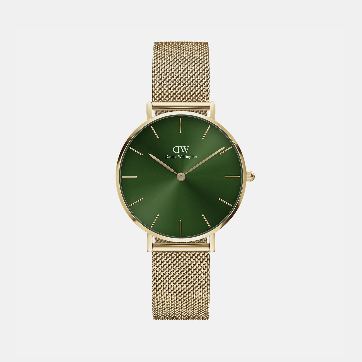 Petite Women's Green Analog Stainless Steel Watch DW00100480K