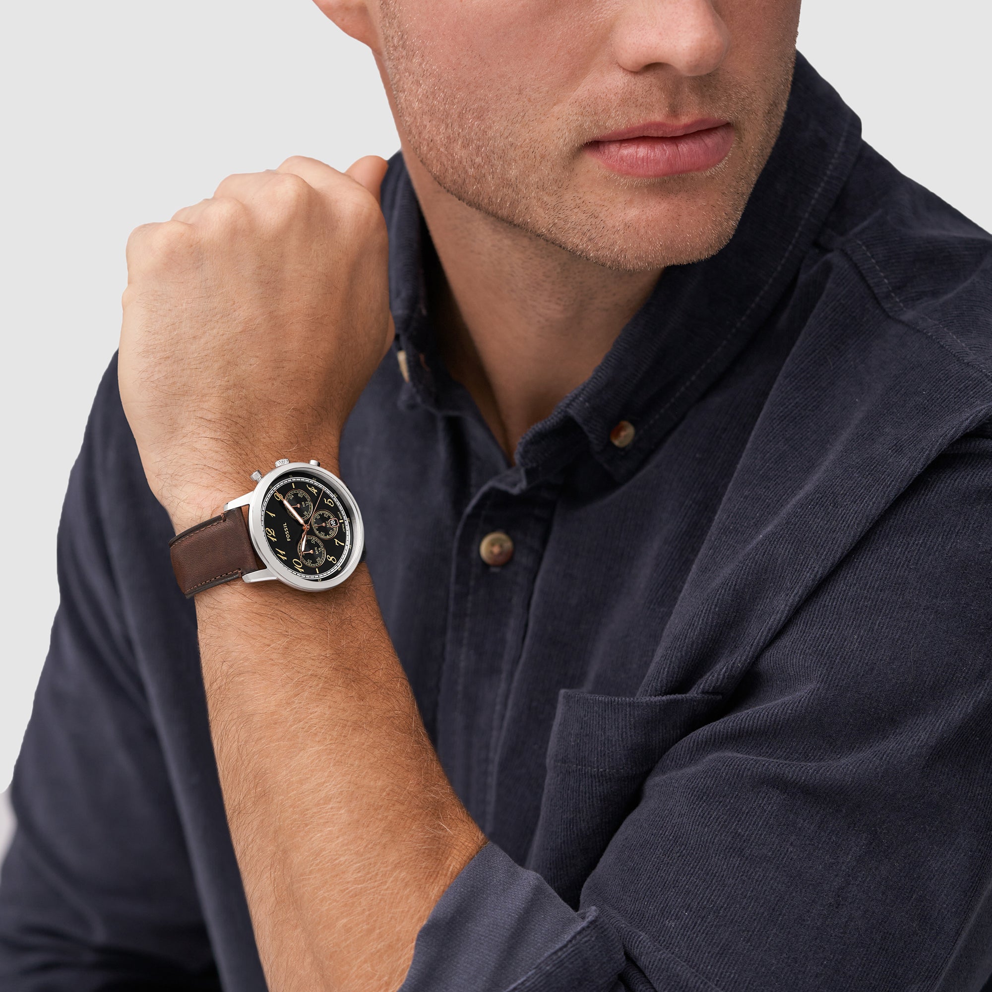 Fossil Stainless Steel Round watch