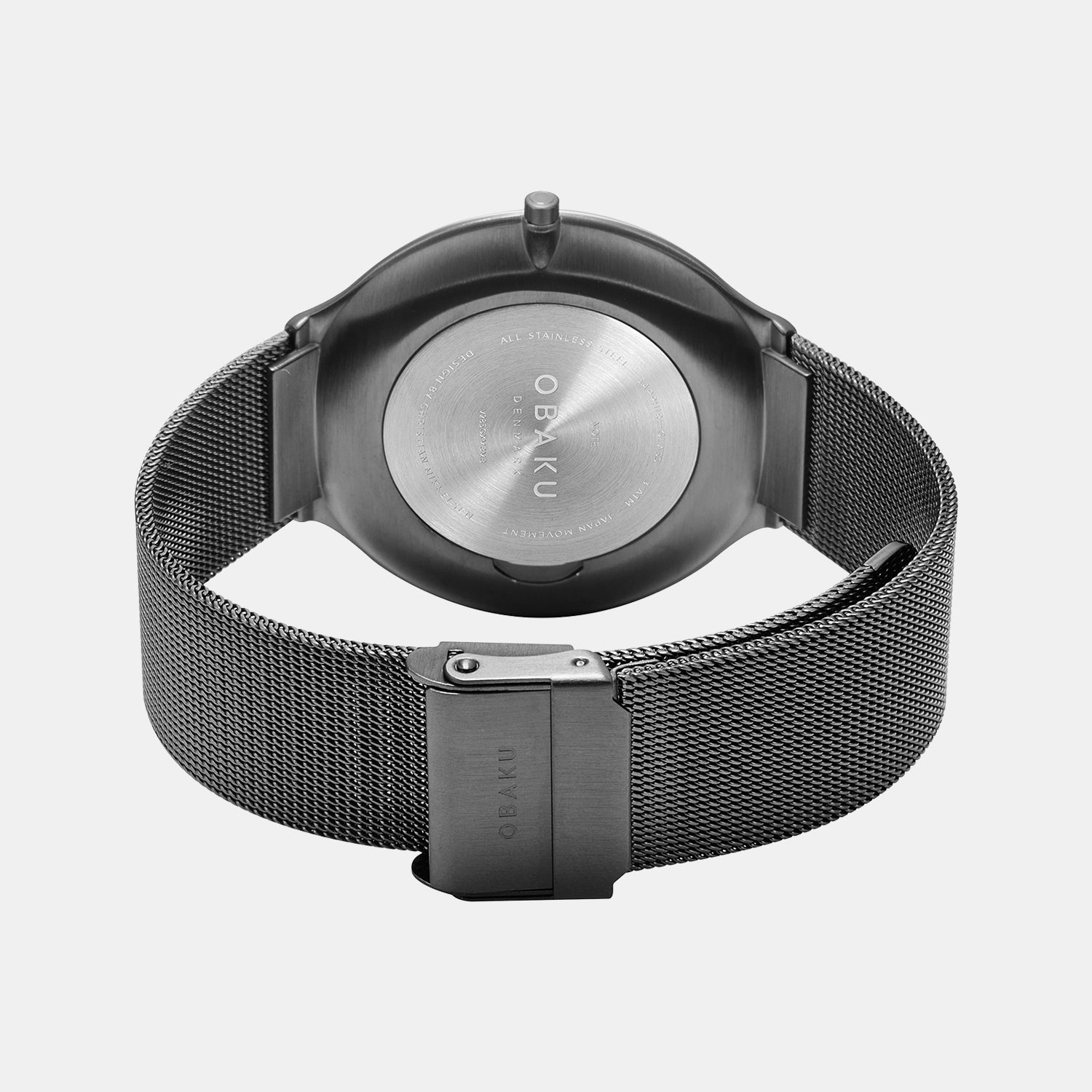 Obaku Stainless Steel Round watch
