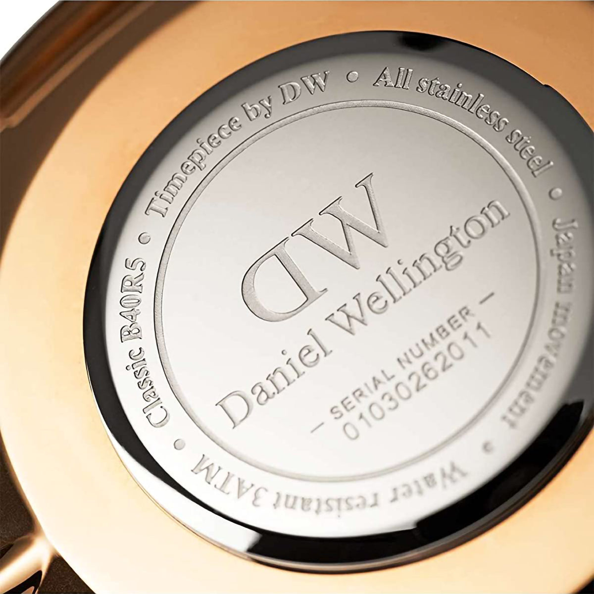 Daniel Wellington Leather Black watch