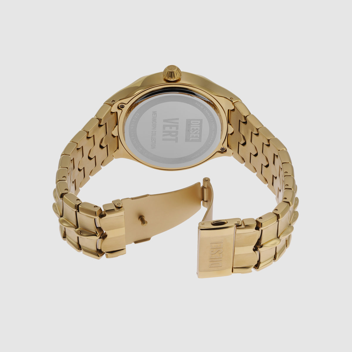 Diesel Men Round Gold watch