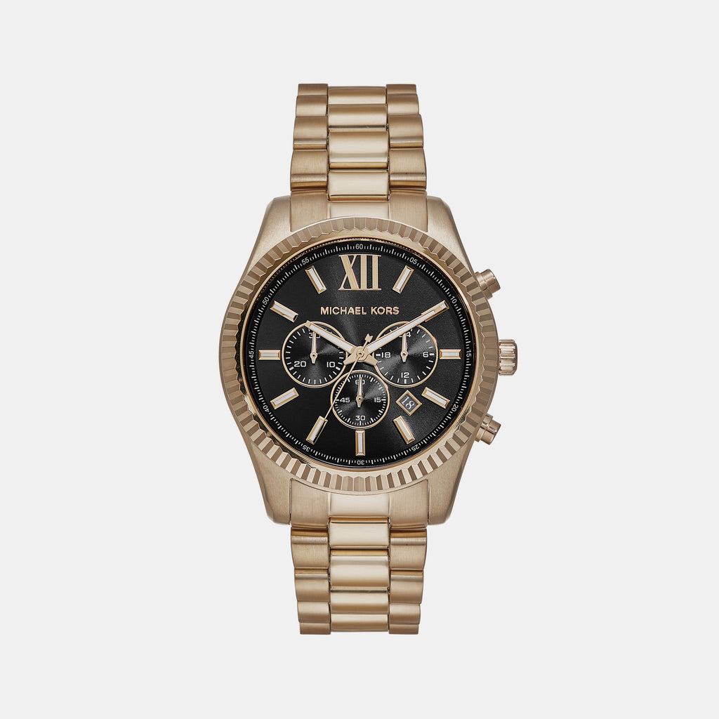 Michael Kors Round Black Chronograph watch