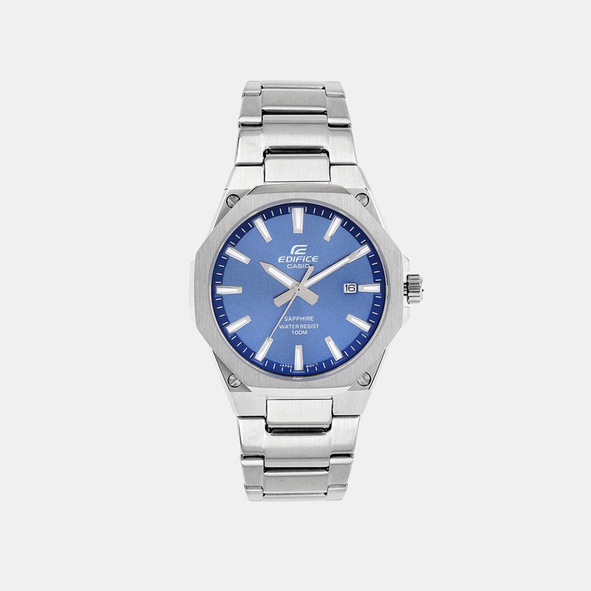 Casio Round Blue Analog watch