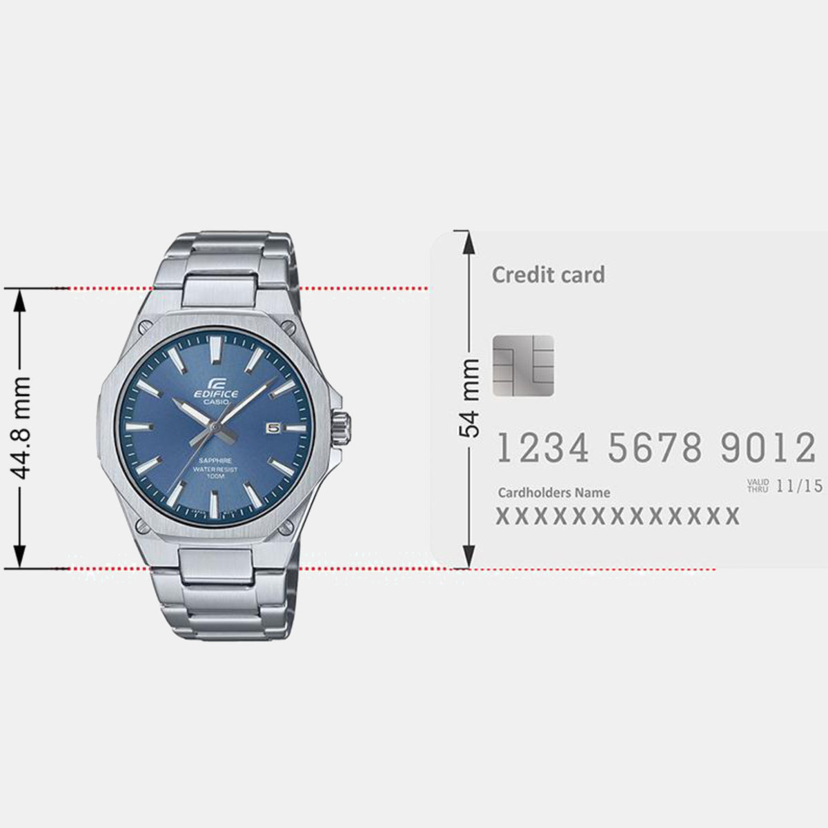 Casio 44.8 mm Silver Quartz watch