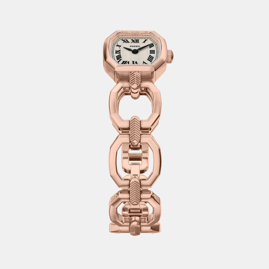 Harlow Women Quartz Rose Gold Dial Analog Stainless Steel Watch ES5484