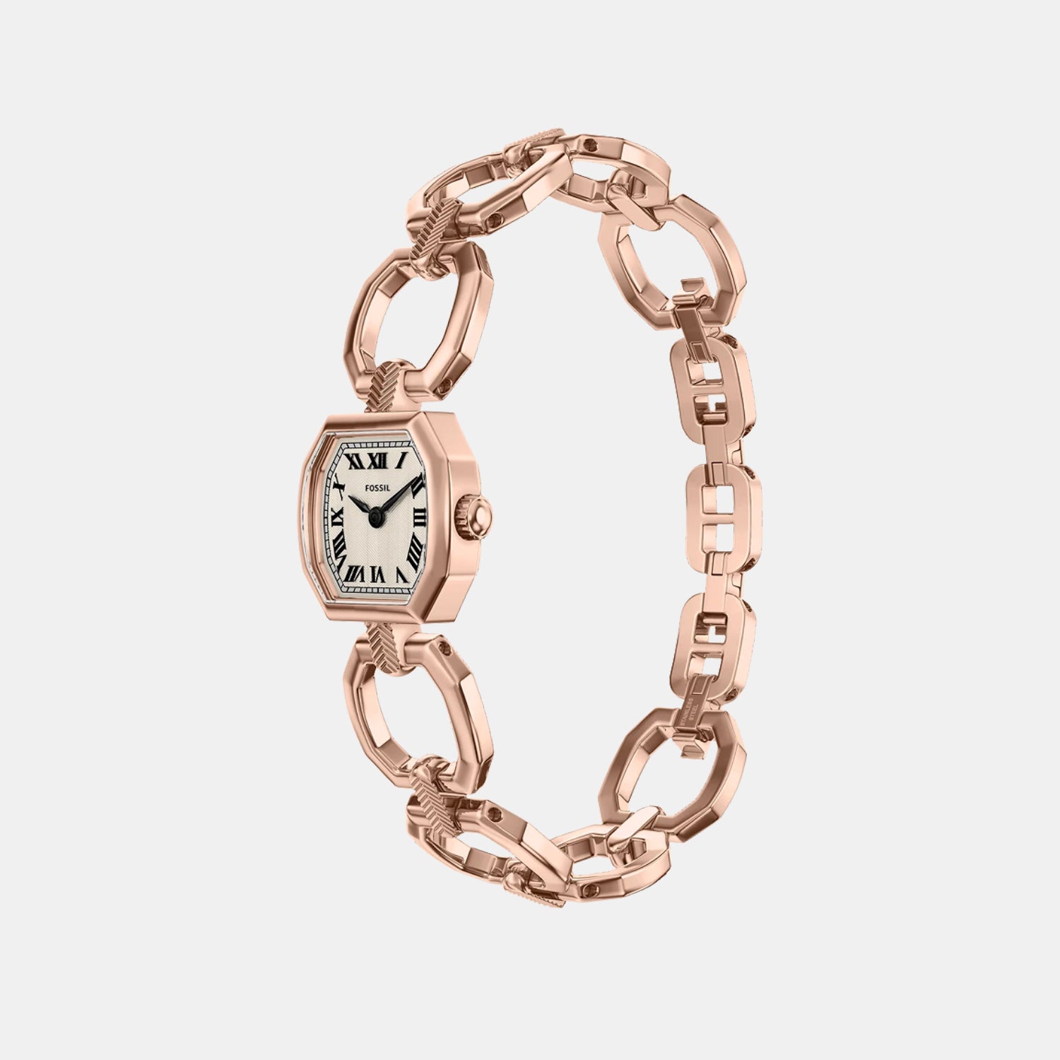 Harlow Women Quartz Rose Gold Dial Analog Stainless Steel Watch ES5484