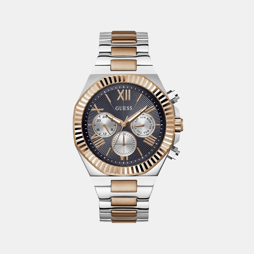 Guess Round Blue Analog watch