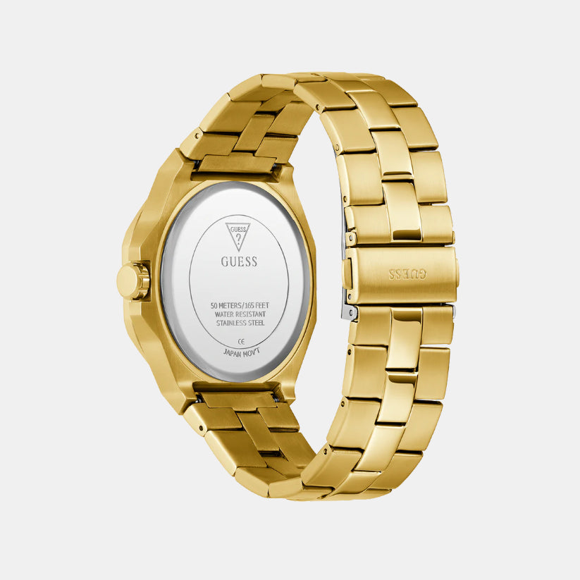 Guess Stainless Steel Round watch