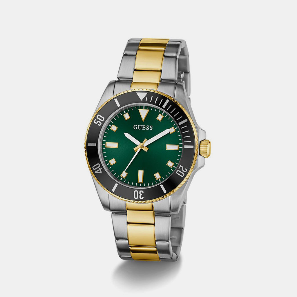 Gs Cliff Men Quartz Green Dial Analog Stainless Steel GW0968G4