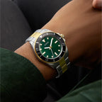 Gs Cliff Men Quartz Green Dial Analog Stainless Steel GW0968G4