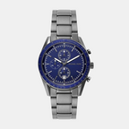 Michael Kors Round Blue Chronograph watch