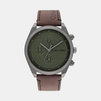Calvin Klein Round Green Chronograph watch