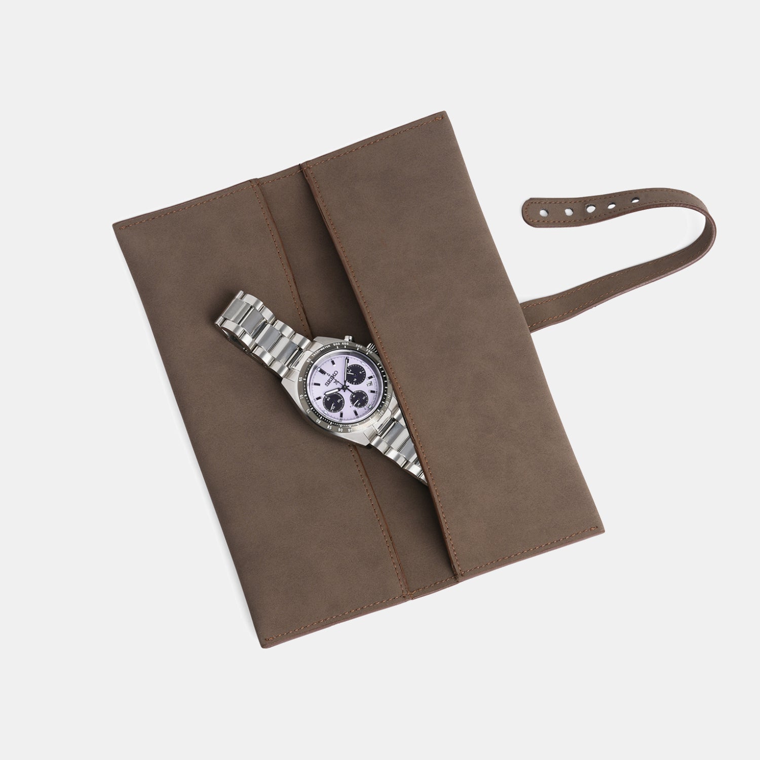 Slim Duo Brown Watch Case