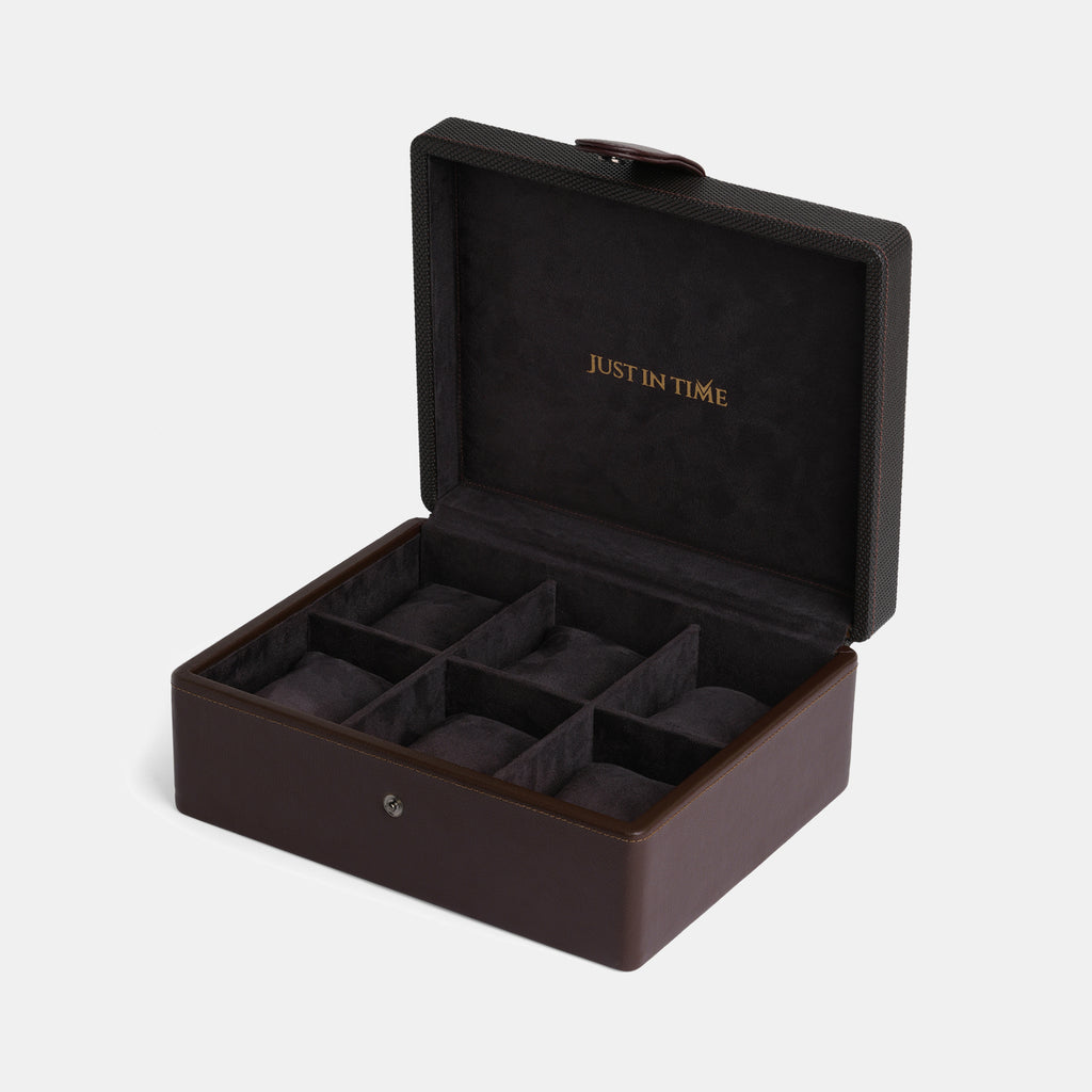 Watch Box Organizer in 6 Slots of Watches