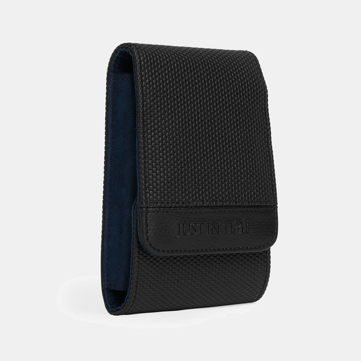 Black Leather Single Watch Pouch Organizer