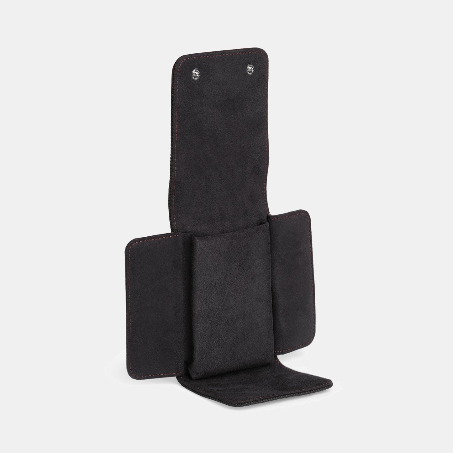 Brown Leather Single Watch Pouch Organizer