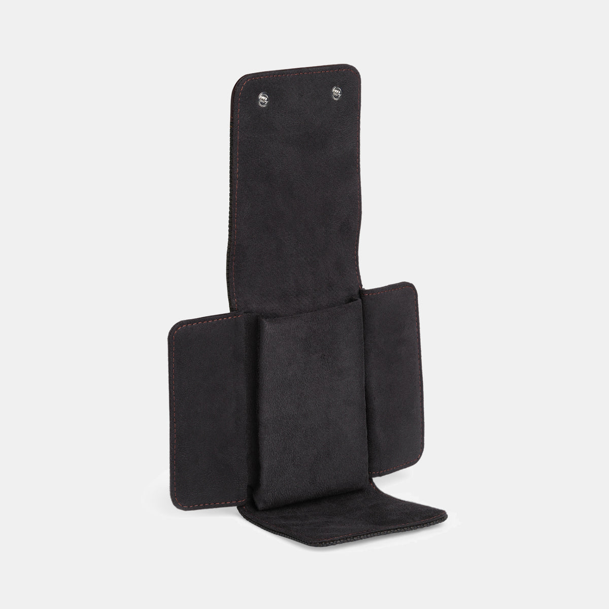 Brown Leather Single Watch Pouch Organizer