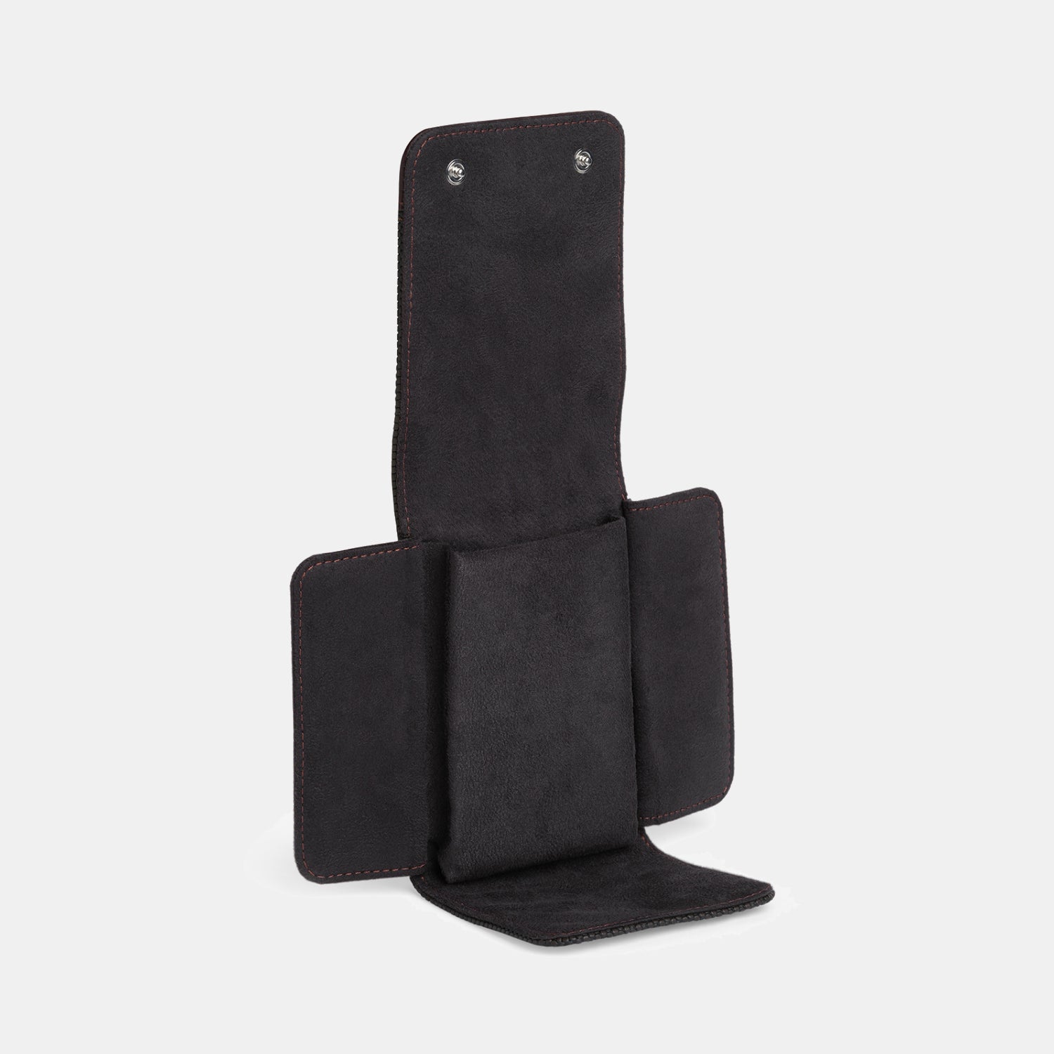 Brown Leather Single Watch Pouch Organizer