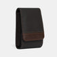 Brown Leather Single Watch Pouch Organizer