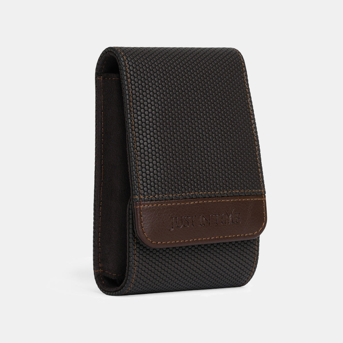 Brown Leather Single Watch Pouch Organizer