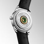 Conquest Men Automatic Green Dial Analog Leather Watch L16504022