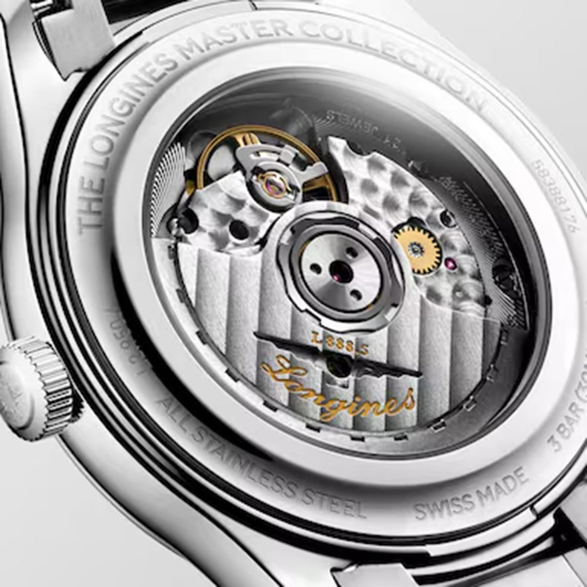 Master Men Automatic Silver Dial Analog Stainless Steel Watch L29504736