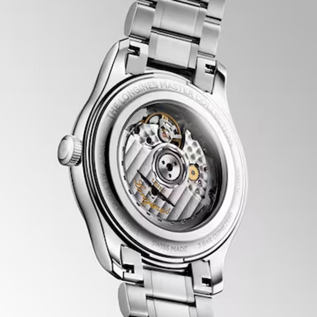 Master Men Automatic Silver Dial Analog Stainless Steel Watch L29504736