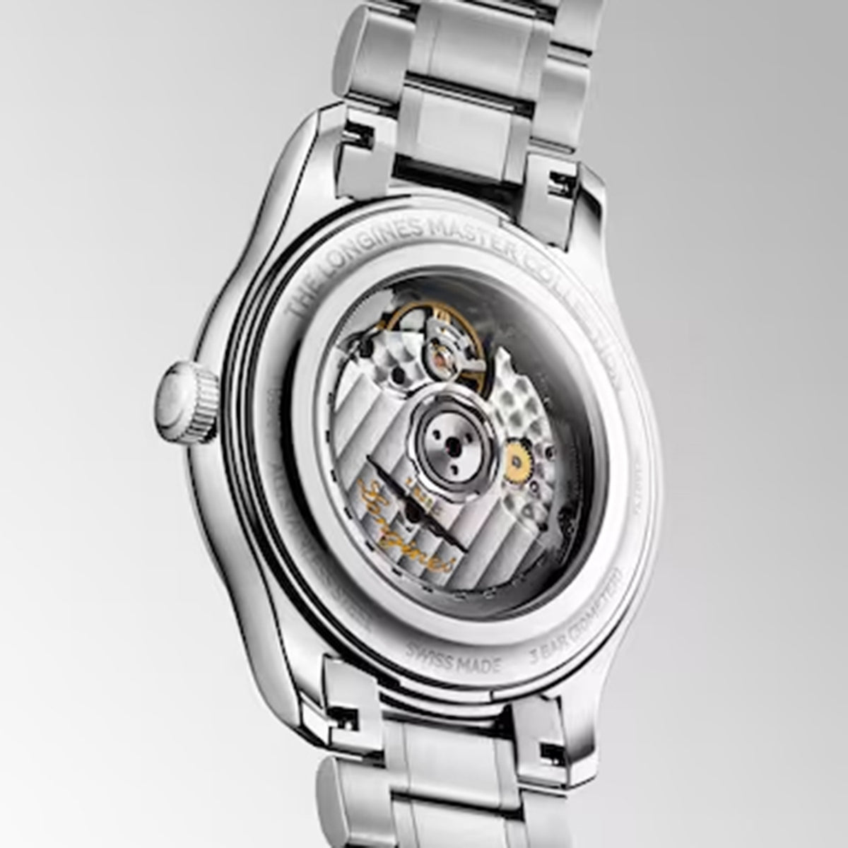 Master Men Automatic Silver Dial Analog Stainless Steel Watch L29504736