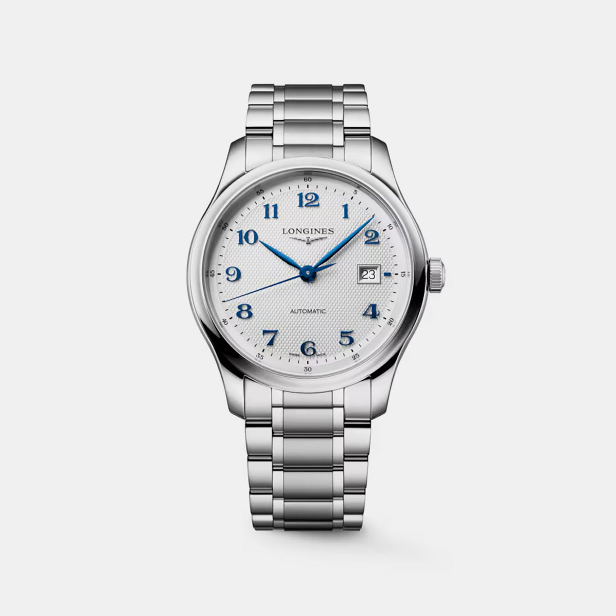 Master Men Automatic Silver Dial Analog Stainless Steel Watch L29504736