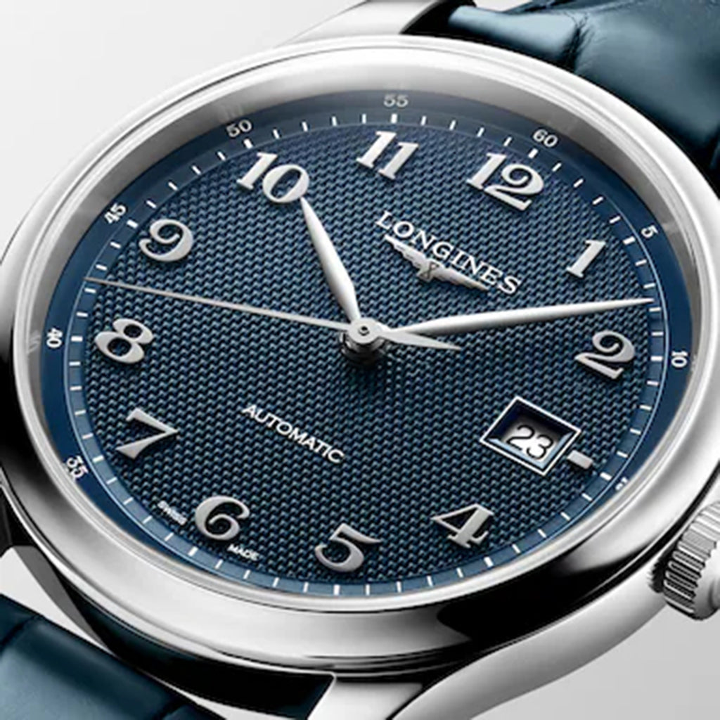 Master Men Automatic Blue Dial Analog Leather Watch L29504932