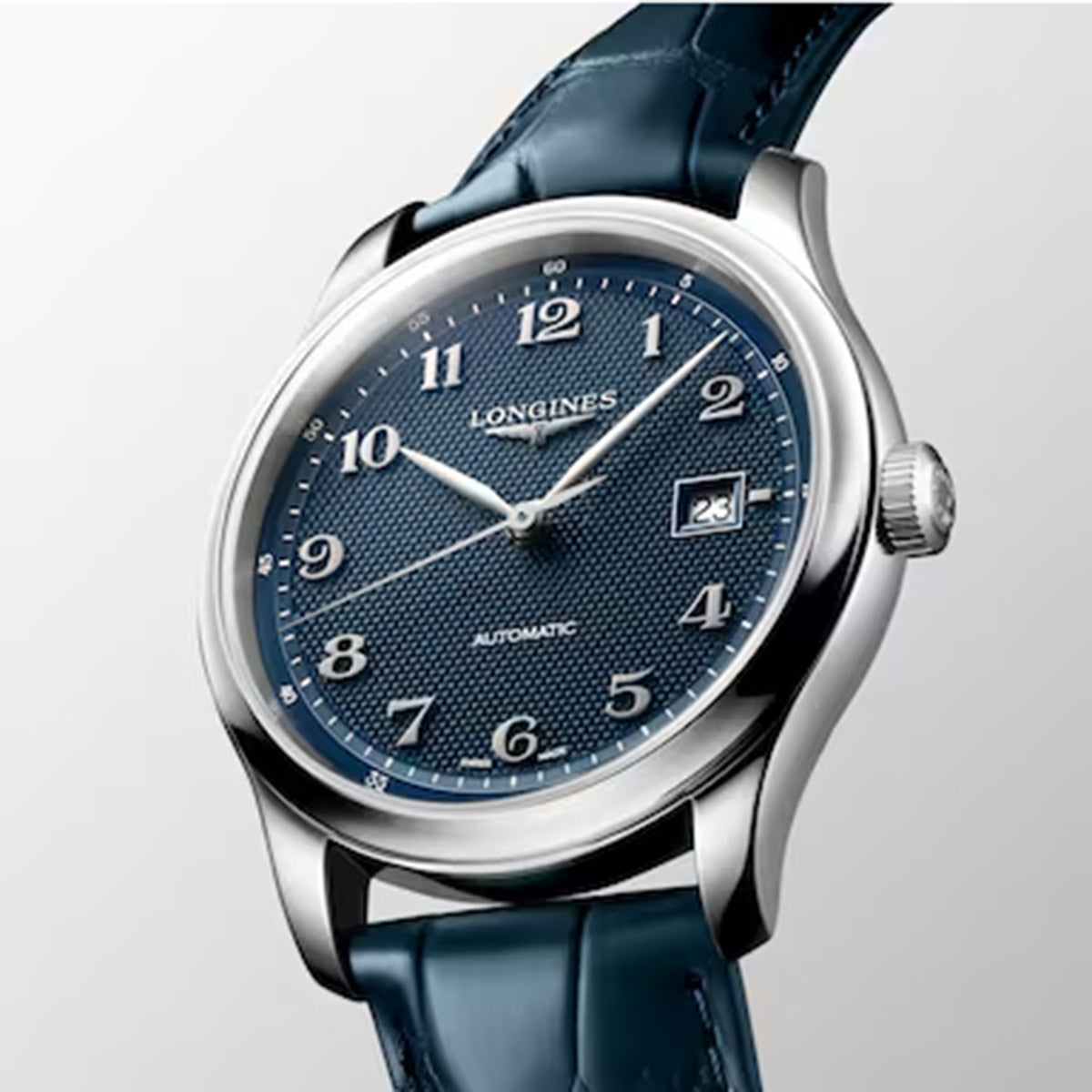 Master Men Automatic Blue Dial Analog Leather Watch L29504932