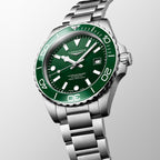 Hydroconquest Men Automatic Green Dial Analog Stainless Steel Watch L37884066