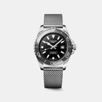 Hydroconquest Men Automatic Black Dial Analog Stainless Steel Watch L37884706